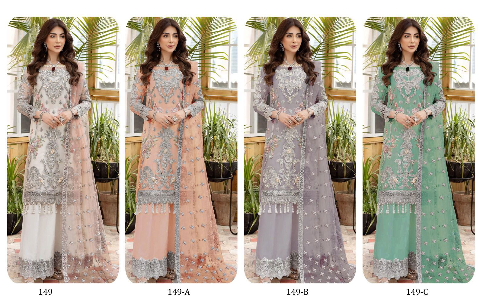 Kf 149 Designer Pakistani Suits Catalog
